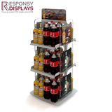 Durable Metal Reversible Food & Beverage Dispenser Water Bottle Display Rack 5 Gallon