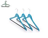 Color Wooden Clothes Hanger with Anti Slip Trouser Bar