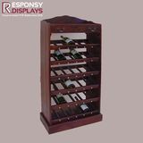 Quality Fake Wine Bottles for Display Wood Display Shelf