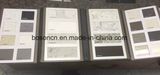 Retail Store Showroom Sample Exhibition 3 Page Acrylic Base Fabric Stone Sample Book Display