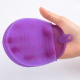 Food Grade Antibacterial Non Stick Silicone Kitchen Sponge for Cleaning Washing Dishes Cups Fruits Vegetable