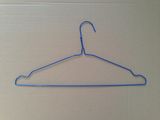 10 White Coated Wire Shirts Hanger; 18