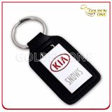 Customized Printed PU Leather Keytag for Promotional Use