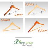 Hotel Hanger Straight Panel Shirt Hanger 1 Wooden Hanger Factory