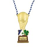 Personal Design Sport Gold Metal Soccer Medallion Coin Craft Cup Customised