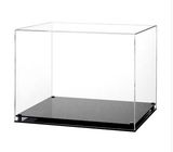 Custom Sized Acrylic Modern Display Case with a Black Base