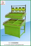 Metal Double Deck Fruit and Vegetable Shelf (JT-G29)