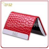 Superior Quality Metal PU Leather Business Name Card Holder