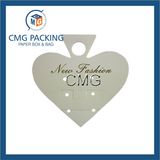 Heart Shaped PVC with Paper Covered Earring Card (CMG-061)