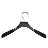 High End Wooden Coat Hanger with Rubberized Coating on Side