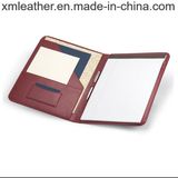 Leather Zipper File Folder Business Portfolio