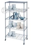 Adjustable Chrome Metal Wire Kitchen Shelf Rack with NSF Approval