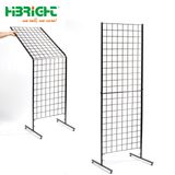 Metal Frame Wire Mesh Grids Display Panel Stand
