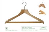 Natural Regular Wooden Clothes Hanger Hangers for Jeans