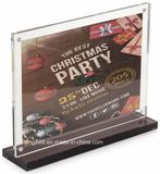 Wholesale Acrylic Sign Holder with Smoke Base