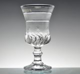Festival Glass Stemmed Candle Holder Glassware