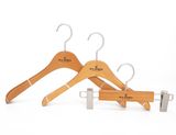 High-Grade Custom Luxury Gold Wooden Hangers for Clothes/Suit/Pant