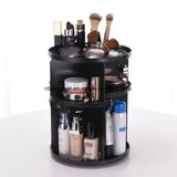 Cosmetic Makeup Brush Holder Cosmetic Organizer Large Capacity Durable Makeup Box Holder Makeup Display Rotating Storage Spinning Rack 360 Revolving Esg10307