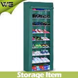 9-Layer Simple Design Waterproof Fabric Shoe Storage Cabinet