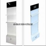 Single-Side with Panels and Logo, Clothing Display Stand (AD-130704)