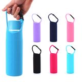 High Quality Portable Beer Glass Single Neoprene Bottle Cooler Sleeve Holder Cover Bag Water Bottle My Bottle 500ml Tote Cup Set