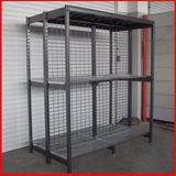 Dependable Performance White Wall Supermarket Wire Display Shelf