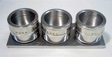 Stainless Steel Magnetic Spice Rack (CL1Z-J0604-3B)