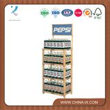 4 Shelf Wood Rack for 2 Liter Bottles