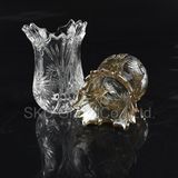 Sun Flower Chandelier Glass Socket Holder C006