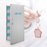 Household Aluminum 120 Key Tags Key Box