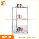 Chrome/Powder Coated Corner Storage Shelf