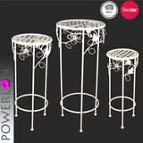 S/3 Round Planter Stands for out-Door or in-Door Use