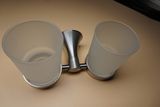 Wall Mounted 304 Stainless Steel Double Toothbrush Holder 4107