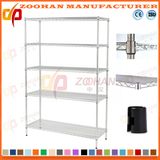 Adjustable House Office Corner Storage Wire Shelving Rack (Zhw66)