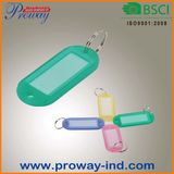 Quality Plastic Key Tags with Key Ring Kt-54