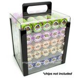 Yyb Acrylic Poker Chip Carrier (1000-Count) with Chip Trays