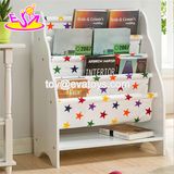 Customize Modern Children Wooden Magazine Rack for Paper/Books W08c251