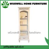 European Style MDF White Solid Wooden Shelf