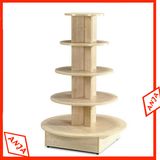 Wooden Display Rack Shoes Display Unit for Shop