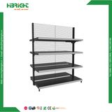 Wood & Metal Grocery Store Advertising Display Rack Supermarket Shelf