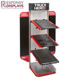 Moderate Price Metal Floor Accessory or Hammer Drill Display Racks with Hooks