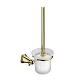 Rose Gold Wall Mount Bathroom Toilet Brush Holder