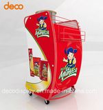 Supermarket Promotional Metal Paper Display Rack for Pastas