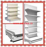 White Metal Display Shelf for Store Goods Promotion