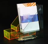 Square Acrylic Desk Stationery Holder