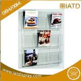 Custom Slotwall Clear Plexiglass Acrylic Magazine Shoe Display Holder
