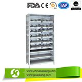 Stainless Steel Medicine Adjustable Component Pharmacy Shelf