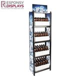 Durable Steel Bottle Store Display Stand Pure Water Storage Rack
