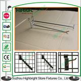 Double and Single Powder Wire Mesh Shelf Metal Display Hooks