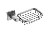 Square Base Rustyless Bathroom Single Soap Holder (06-5004)